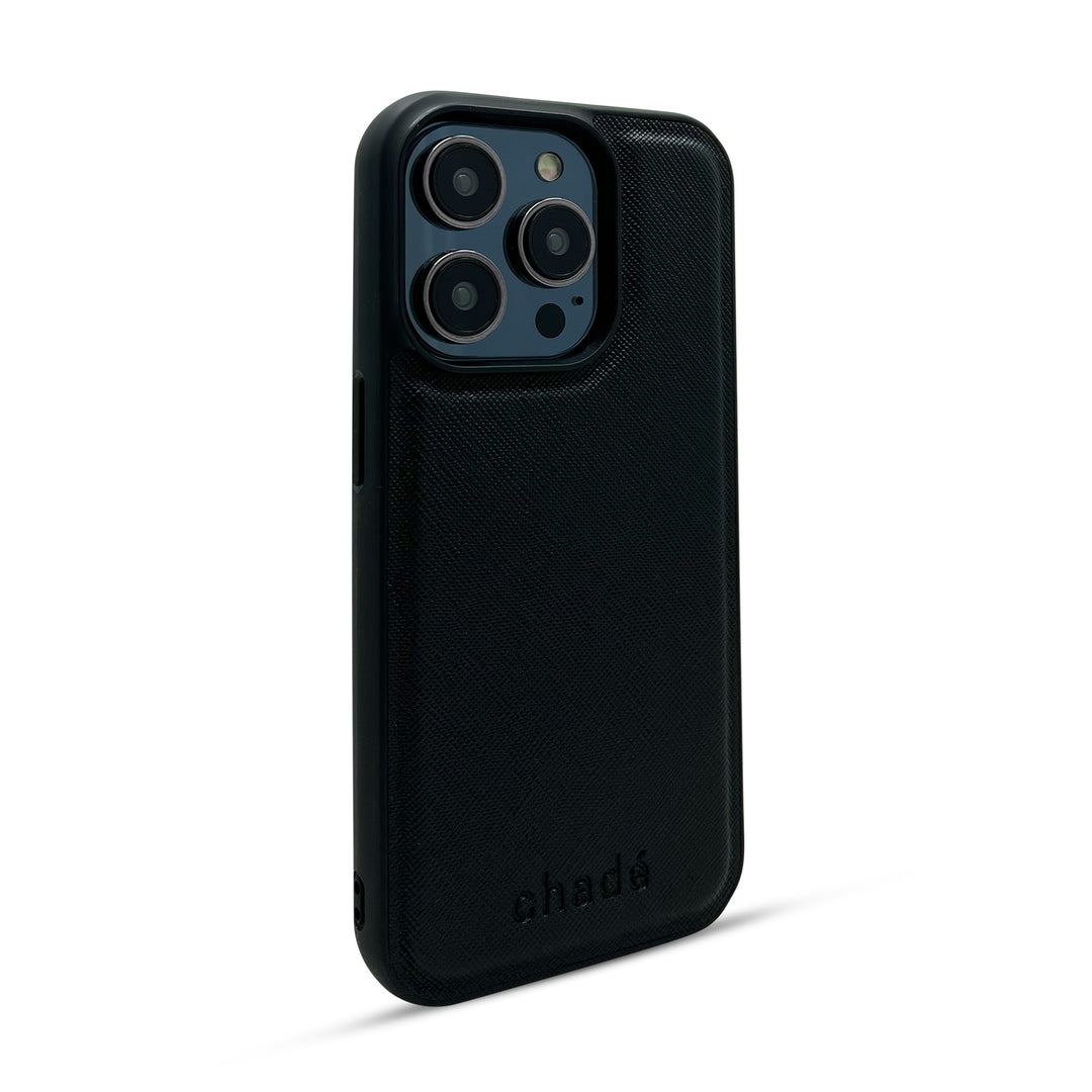 Saffiano cases for IPhone 14 Pro Black