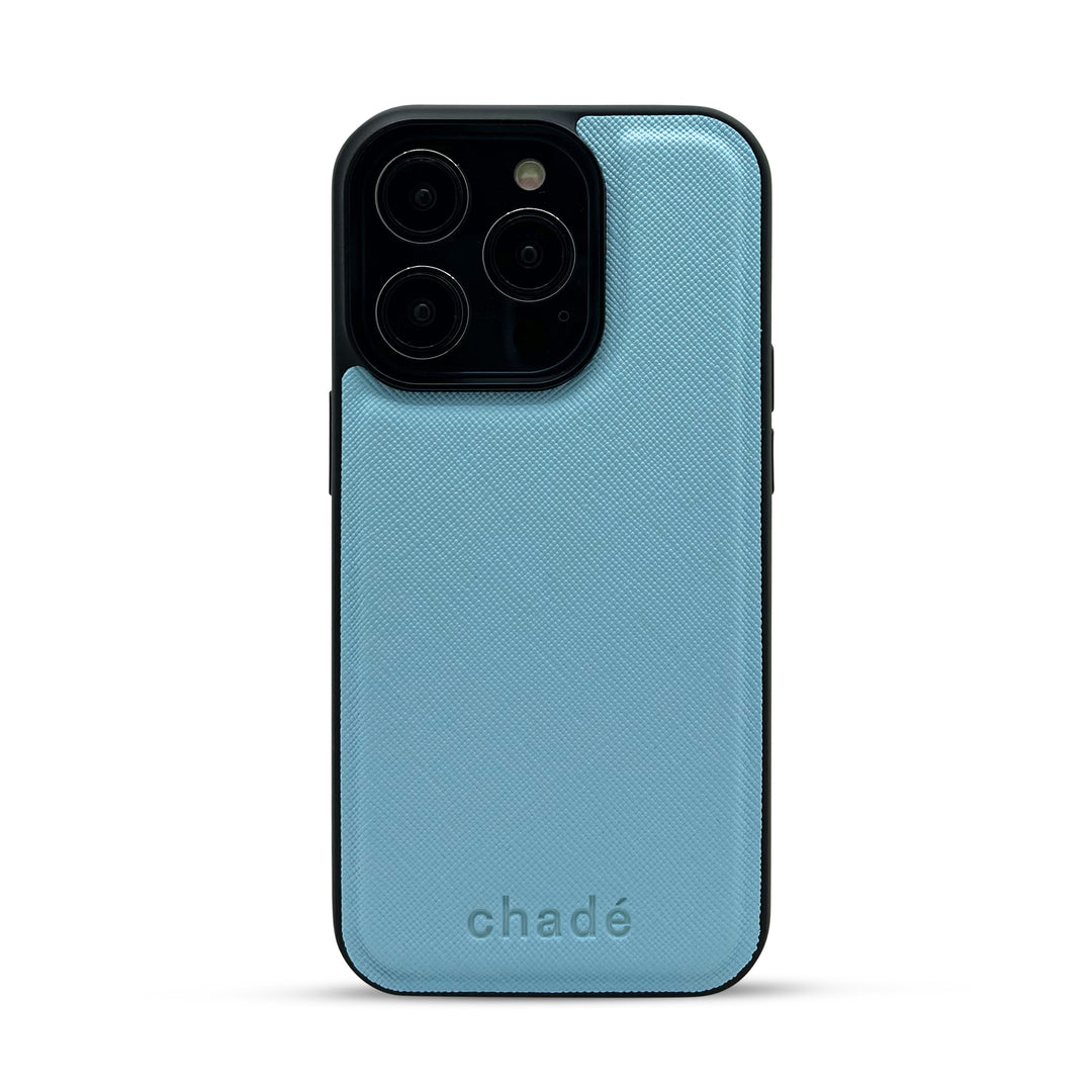 Saffiano cases for IPhone 14 Pro SkyBlue