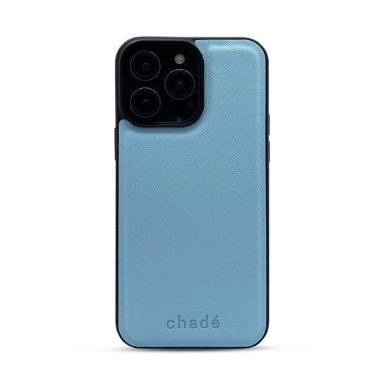 Saffiano cases for IPhone 14 Pro Max SkyBlue