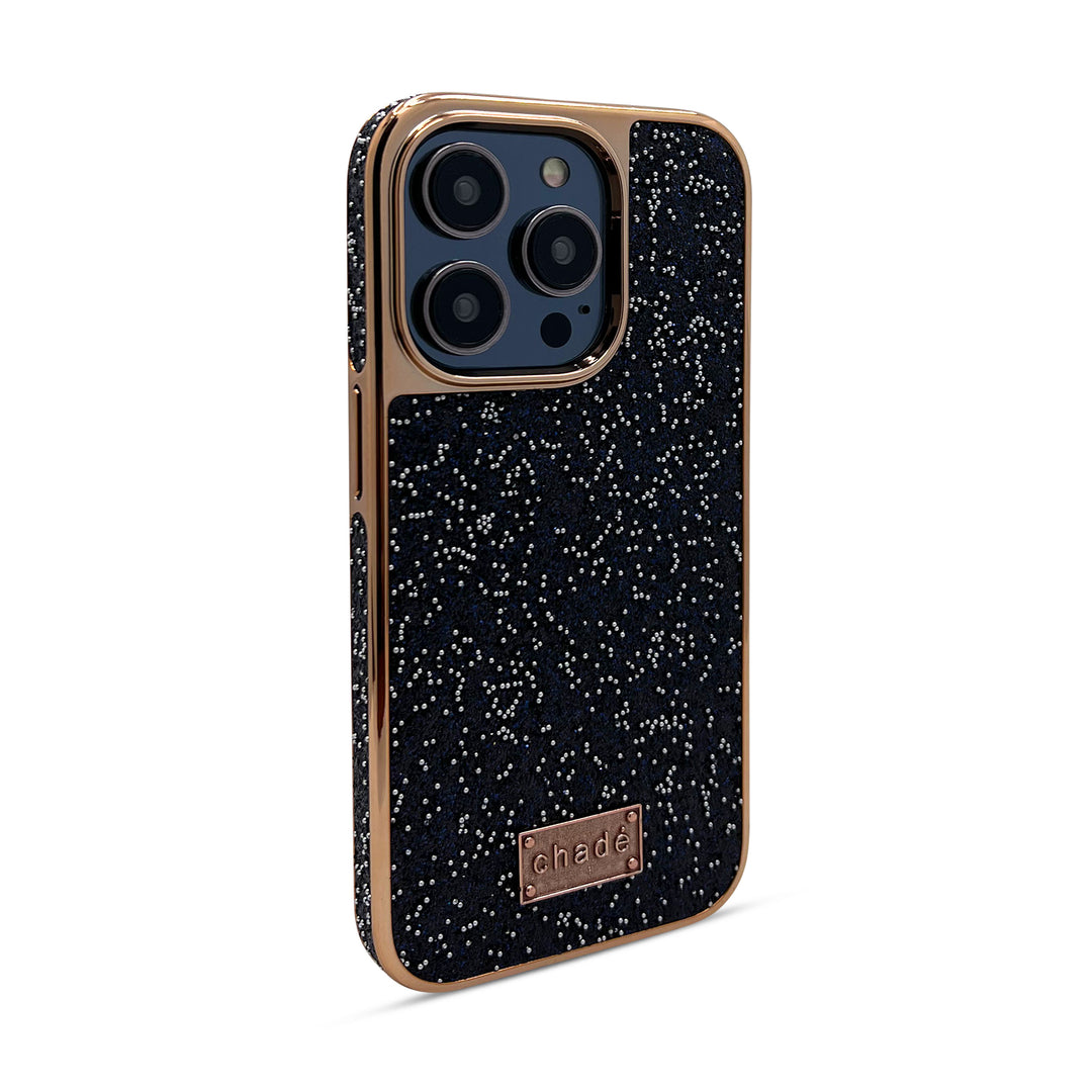 Black Bling Luxury Glitter phone case for IPhone 14 Pro