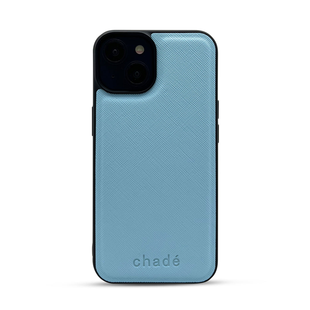 Saffiano cases for IPhone 14 SkyBlue