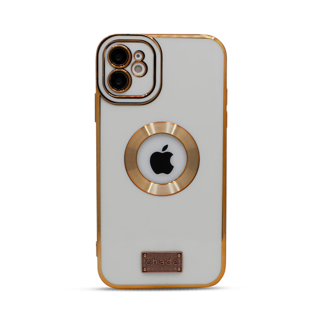 Soft Electroplated TPU Phone Cover iPhone 11 White