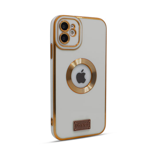 Soft Electroplated TPU Phone Cover iPhone 11 White