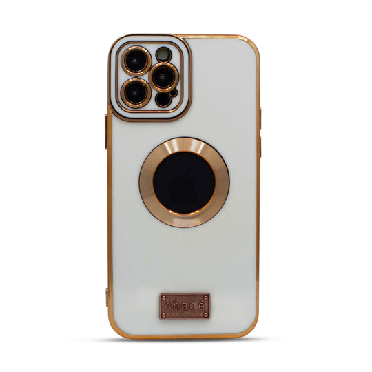 Soft Electroplated TPU Phone Cover iPhone 12 Pro White