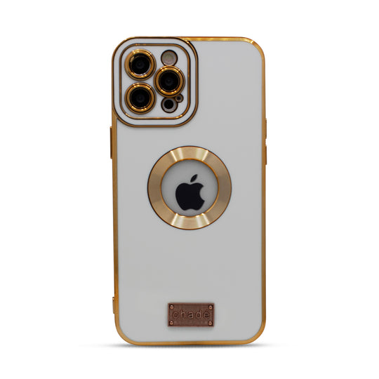 Soft Electroplated TPU Phone Cover iPhone 12 Pro Max White
