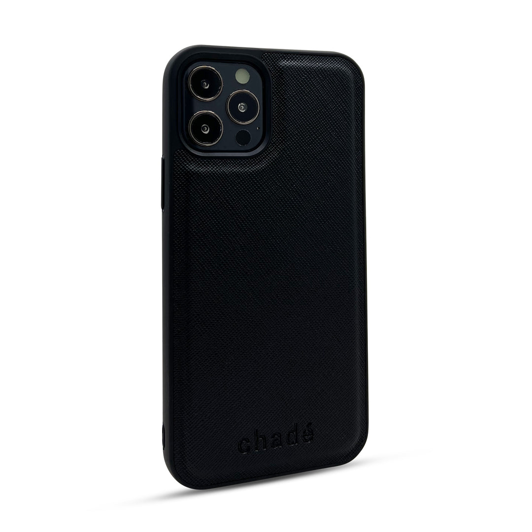 Saffiano cases for IPhone 12 Pro Black