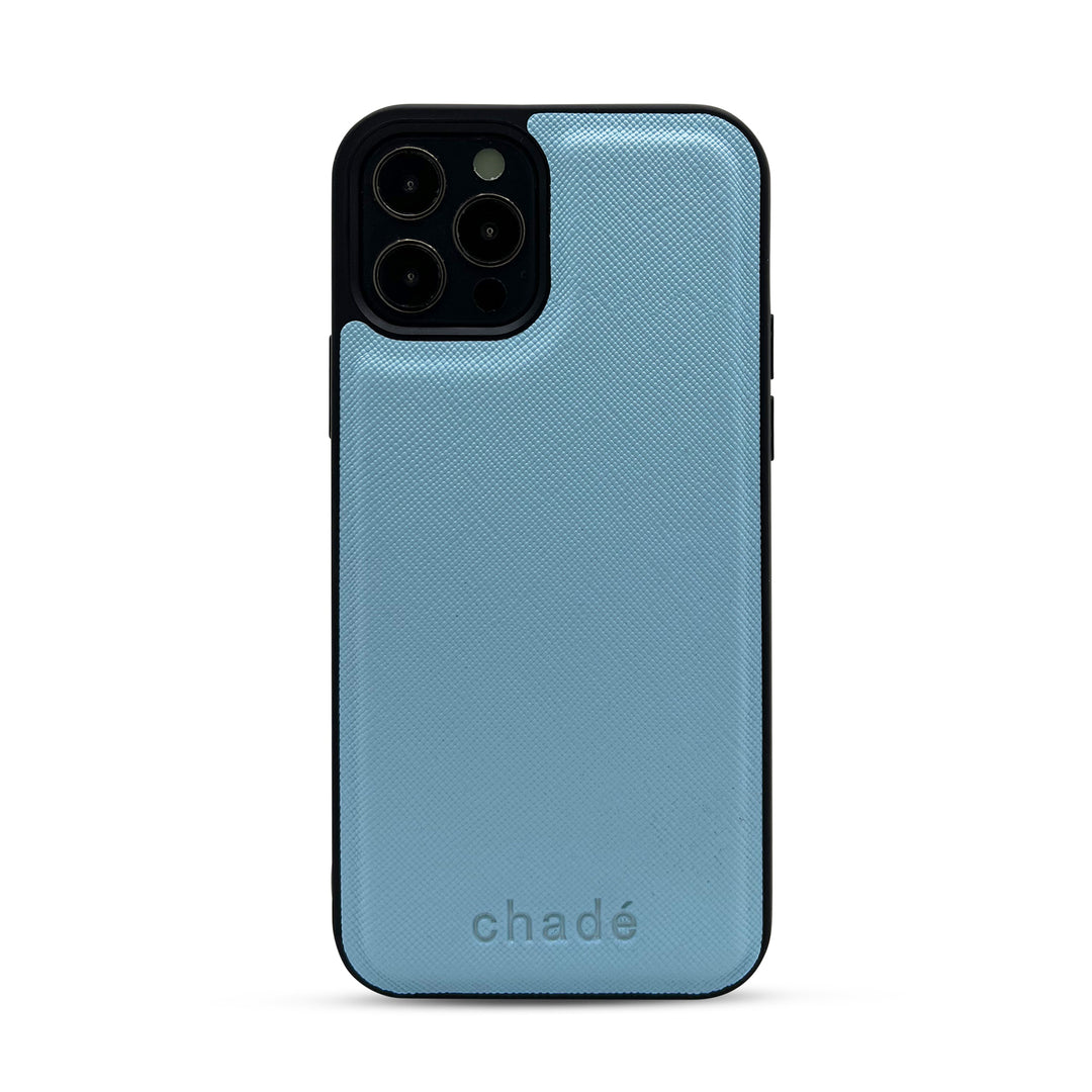 Saffiano cases for IPhone 12 Pro SkyBlue