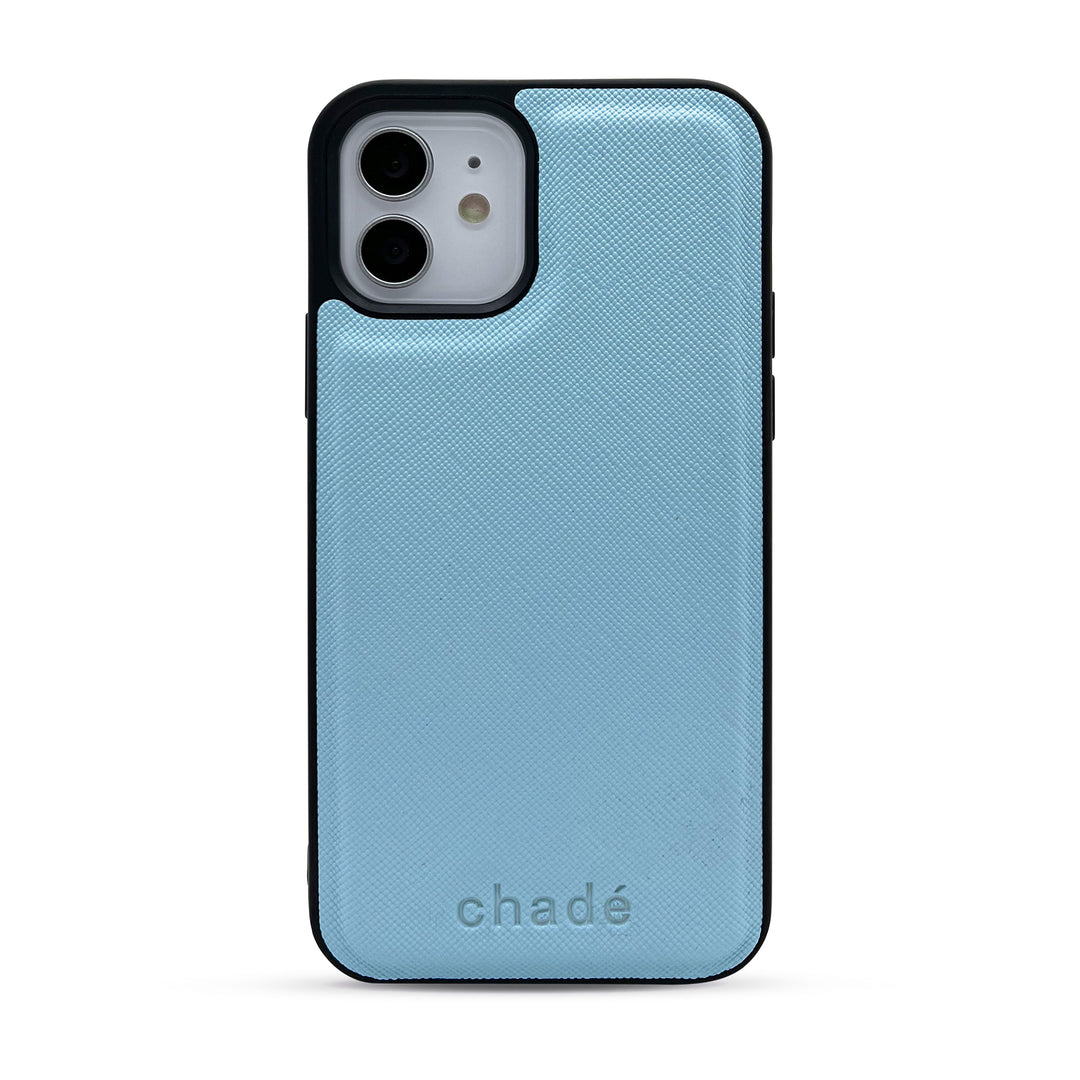 Saffiano cases for IPhone 12 SkyBlue